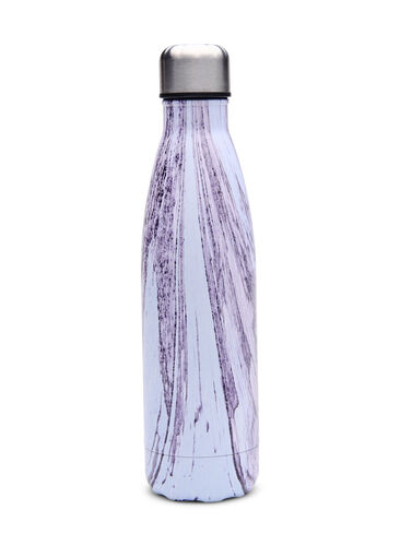 Thermos bottle, Dark Purple Marble, Packshot image number 0