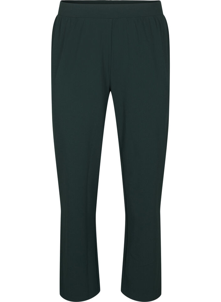 Straight fit trousers, Green, Packshot image number 0