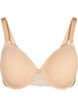 Molded bra with mesh, Beige, Packshot image number 0