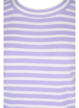 Knitted top in rib, Lavender Comb., Packshot image number 2