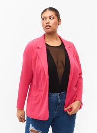 Blazer with pockets, Raspberry Sorbet, Model