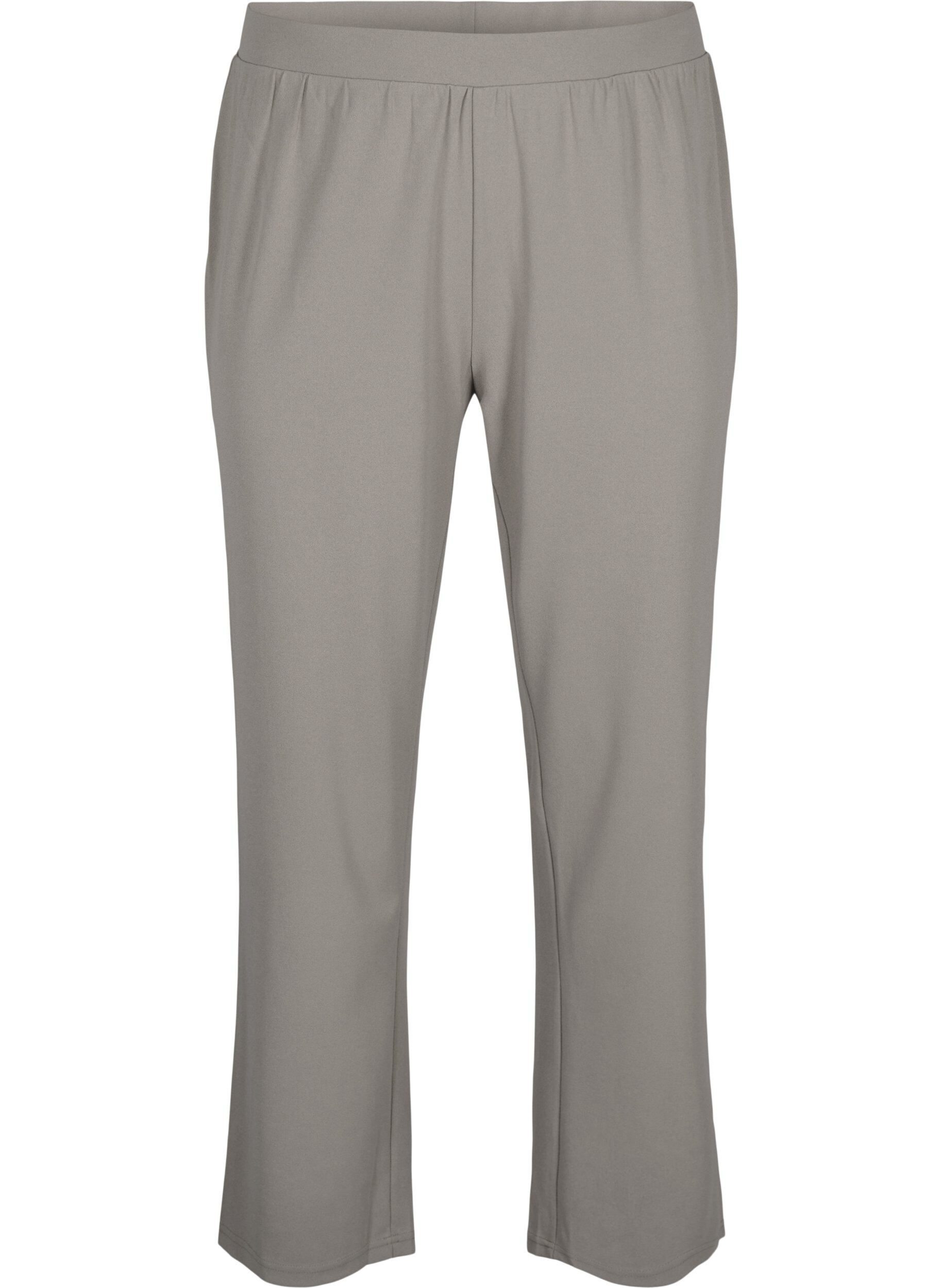 Zizzifashion Trousers with straight fit, Beige, Packshot image number 0