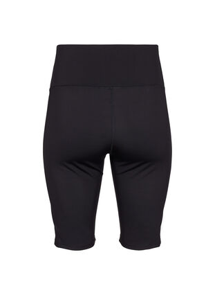 Long tight training shorts, Black, Packshot image number 1