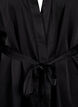 Satin kimono with belt, Black, Packshot image number 2