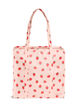 Shopping bag with zipper, Red, Packshot image number 1