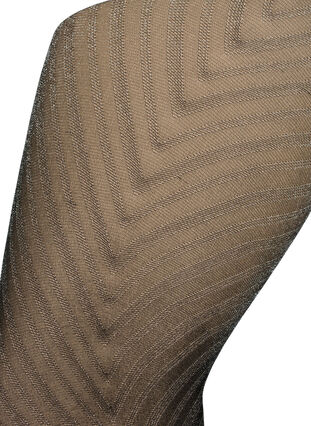 Glittery tights with a striped pattern, Black, Packshot image number 1