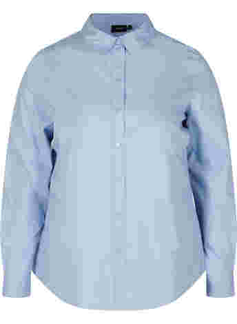 Organic cotton shirt with collar and buttons
