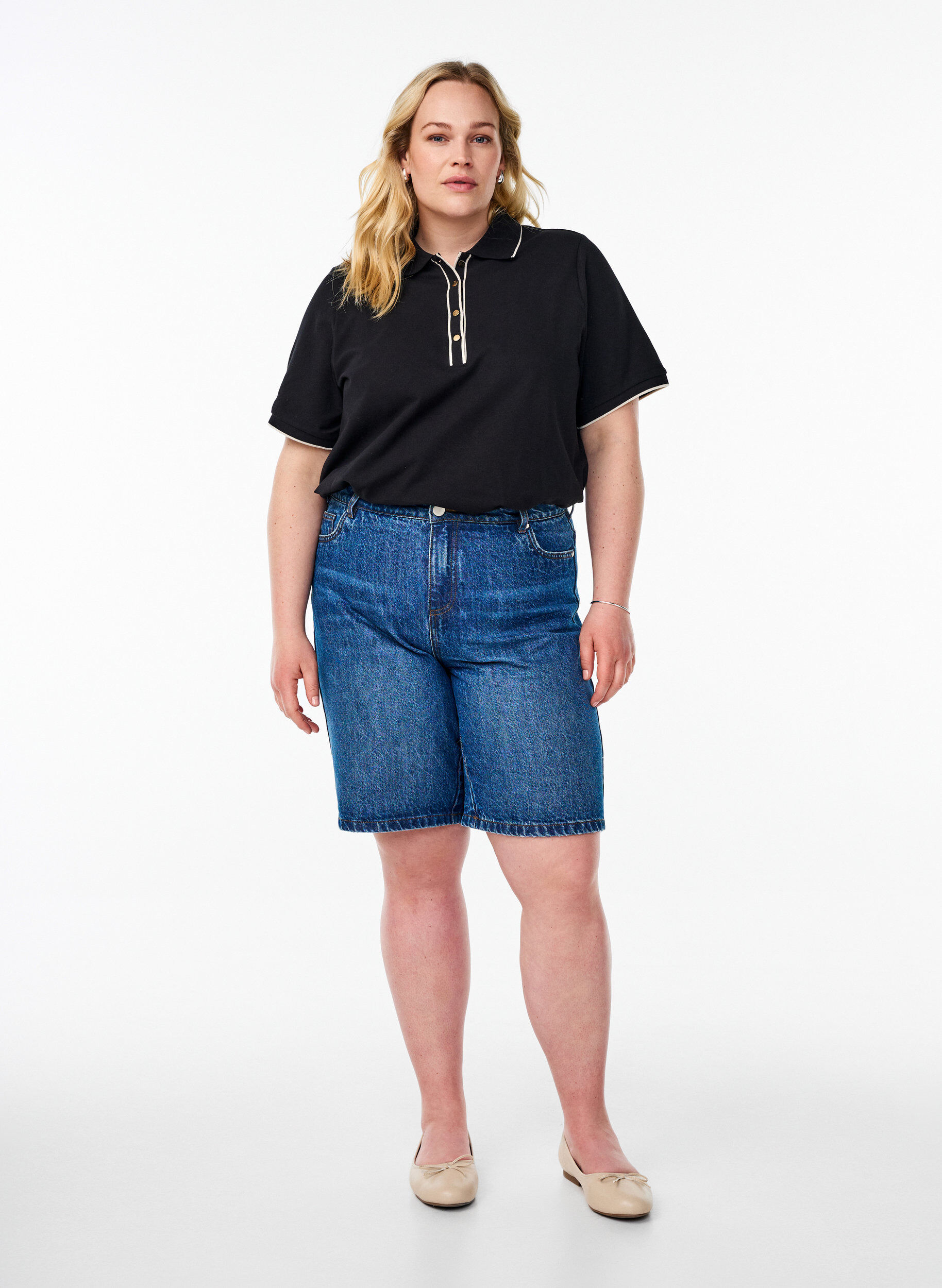 Zizzifashion Short sleeve polo shirt, Black, Model image number 1