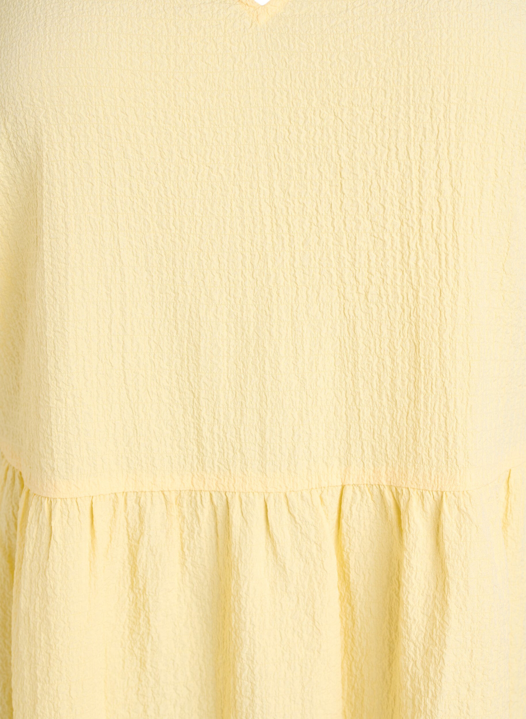 ZizzifashionShort A-line dress, Yellow, Packshot image number 2