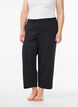 7/8 modal mix pants with pockets, Black, Model image number 2