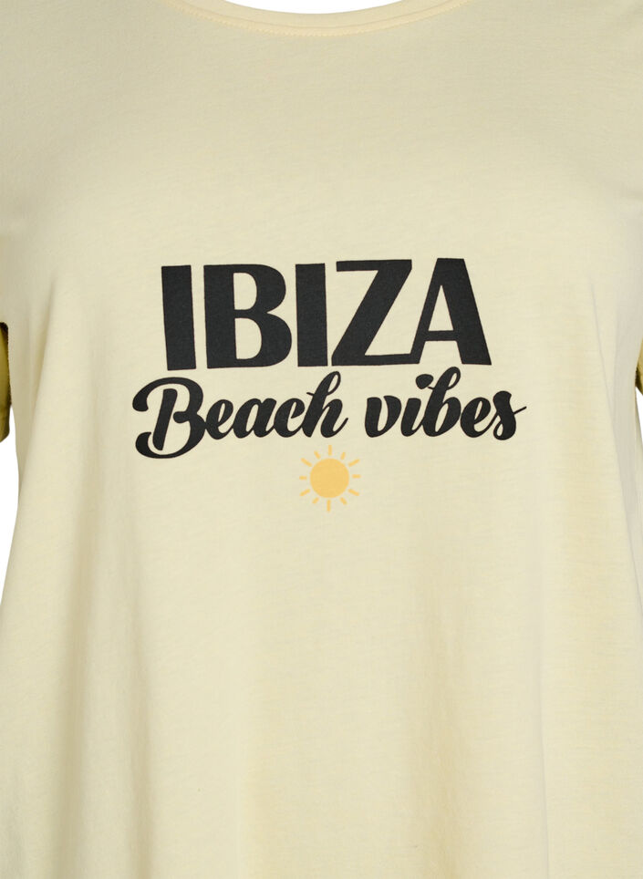 T-shirt with motif, Yellow, Packshot image number 2