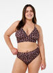Leopard brazilian bikini bottoms, Beige, Model image number 0