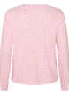 Cardigan in organic cotton with eyelet embroidery, Pink, Packshot image number 1