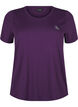 Slim fit training T-shirt with round neck, Purple Pennant, Packshot image number 0
