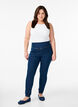 Stretchy jeggings with a high waist, Blue, Model image number 0