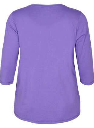 Sports top with 3/4 sleeves, Passion Flower, Packshot image number 1