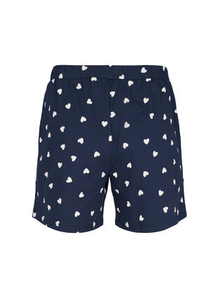 Pyjama shorts in cotton, Navy Blazer AOP, Packshot image number 1