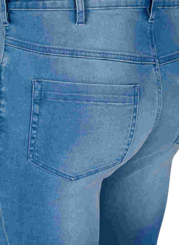 Super slim Amy jeans with high waist, Lt blue Denim, Packshot image number 3
