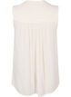 Sleeveless viscose blouse with crochet detail, Bone White, Packshot image number 1