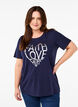 FLASH - T-shirt with motif, Navy B. Silver Faith, Model image number 0