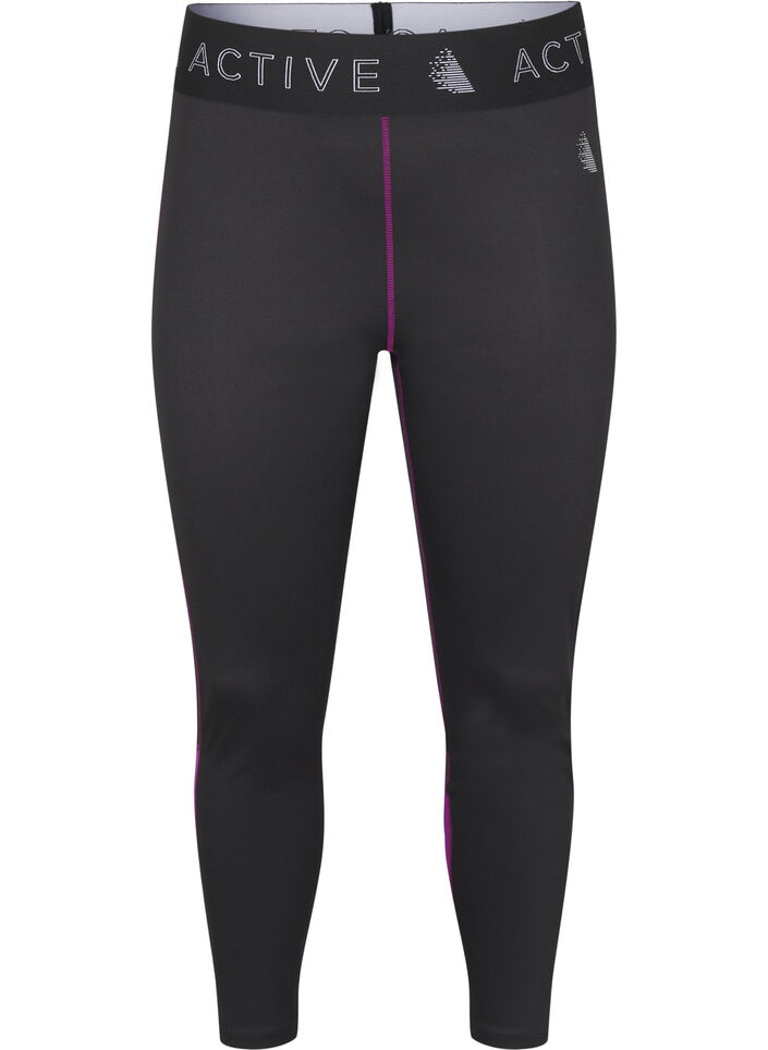 Base layer bottoms with contrast details, Black w. Charisma, Packshot image number 0