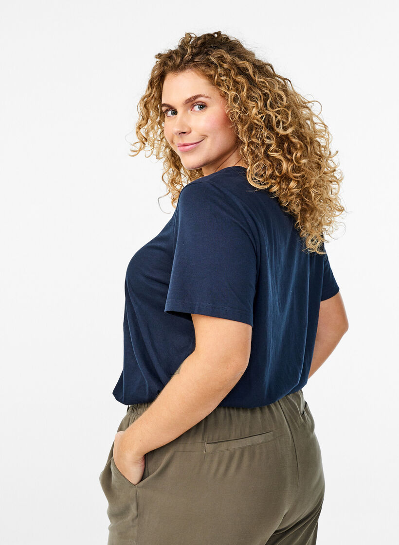 FLASH - T-shirt with motif, Blue, Model image number 2