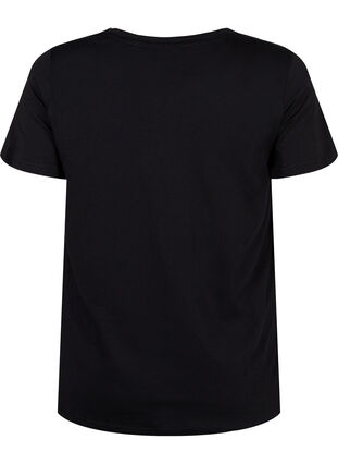 Christmas t-shirt in cotton, Black Copper Bow, Packshot image number 1