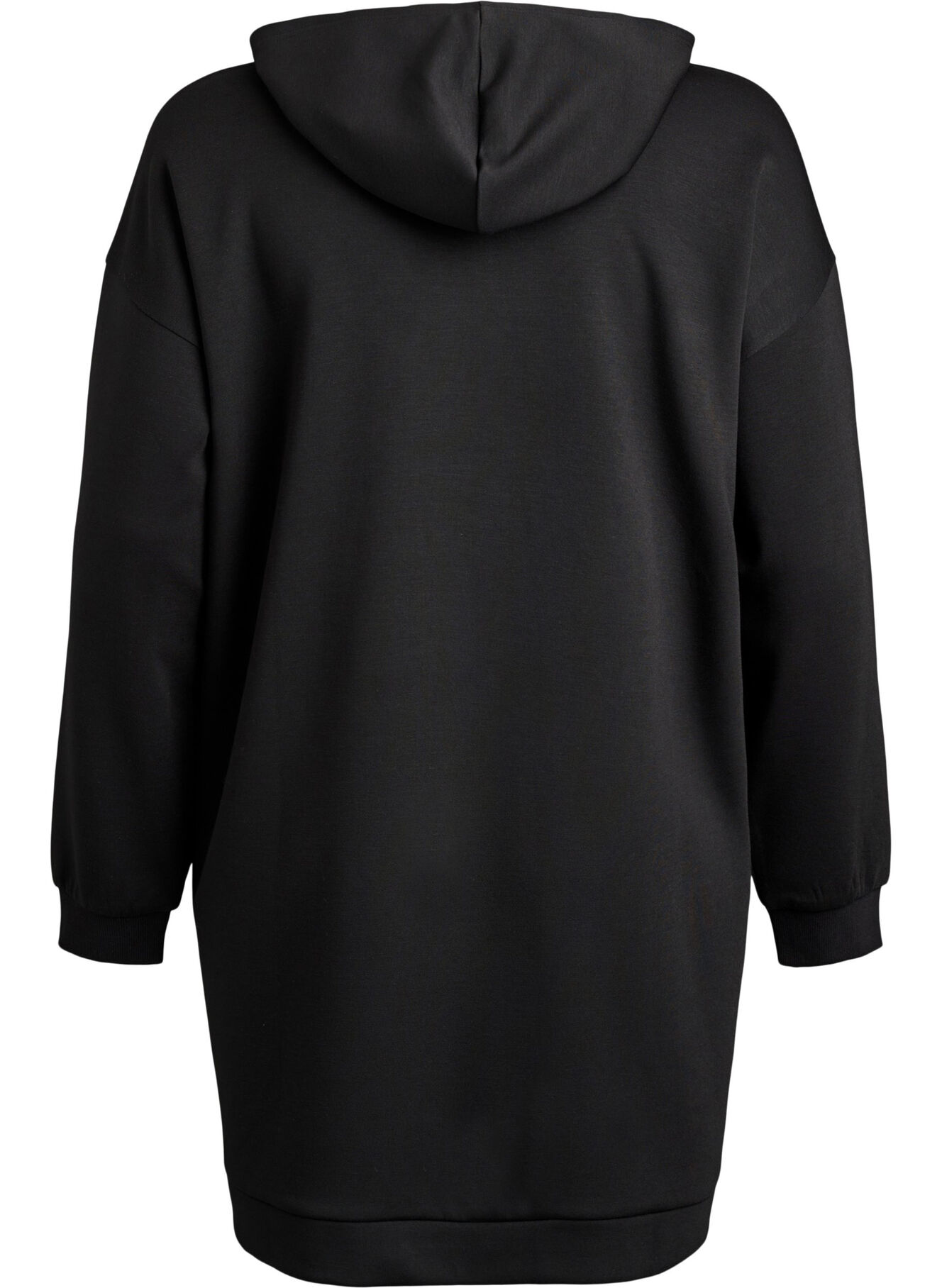 oversized hoodie dress with zipper Women's Oversized Hoodie Dress Premium Cotton Blend Sweatshirt Dress Tashelion