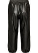 Balloon trousers in faux leather, Black, Packshot image number 1