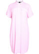 FLASH - Long shirt dress with short sleeves, Pink, Packshot image number 0
