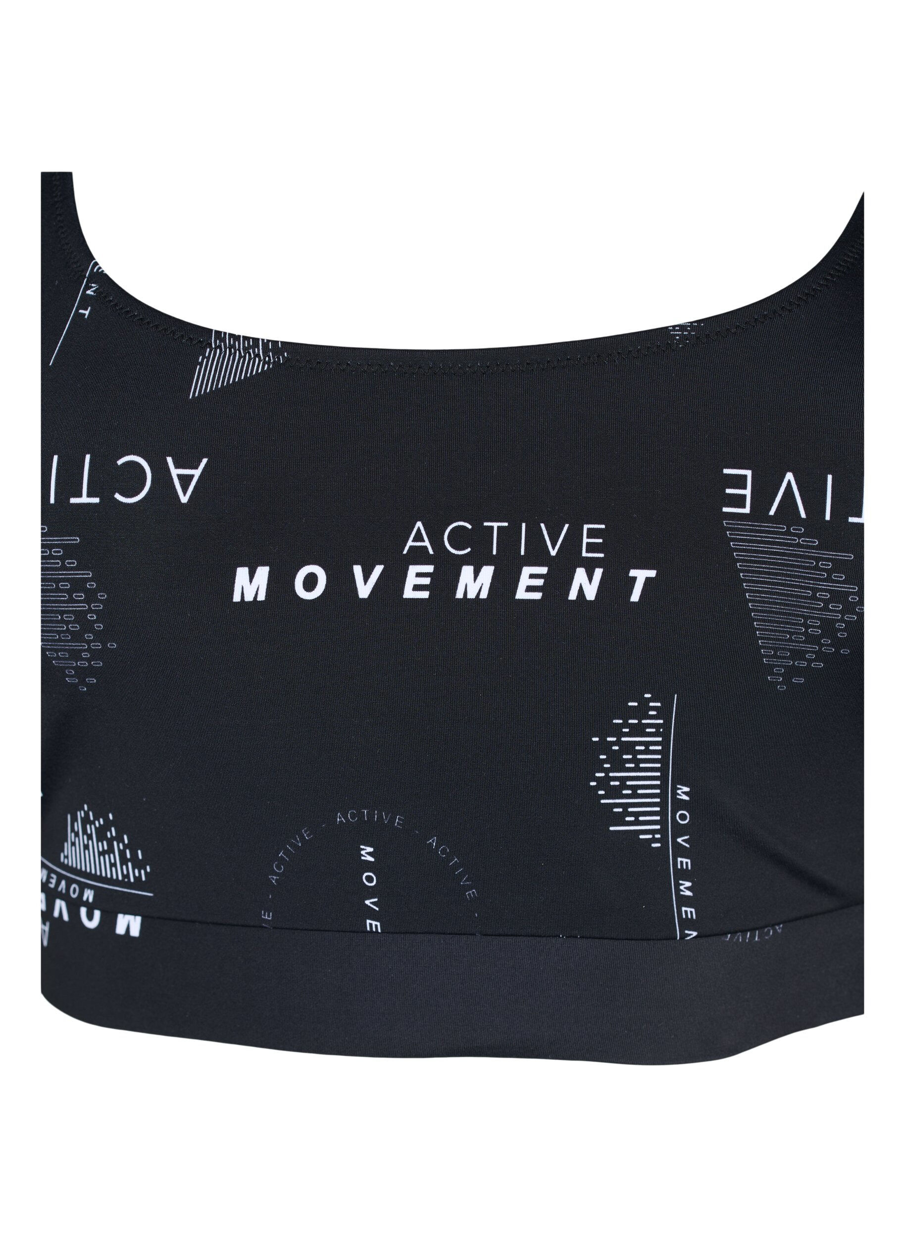 Zizzifashion Printed bikini top, Logo Print, Packshot image number 2