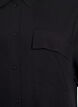 Long shirt dress with short sleeves, Black, Packshot image number 2