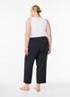 7/8 modal mix pants with pockets, Black, Model image number 1