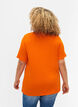 T-shirt in viscose with rib structure, Exuberance, Model image number 1