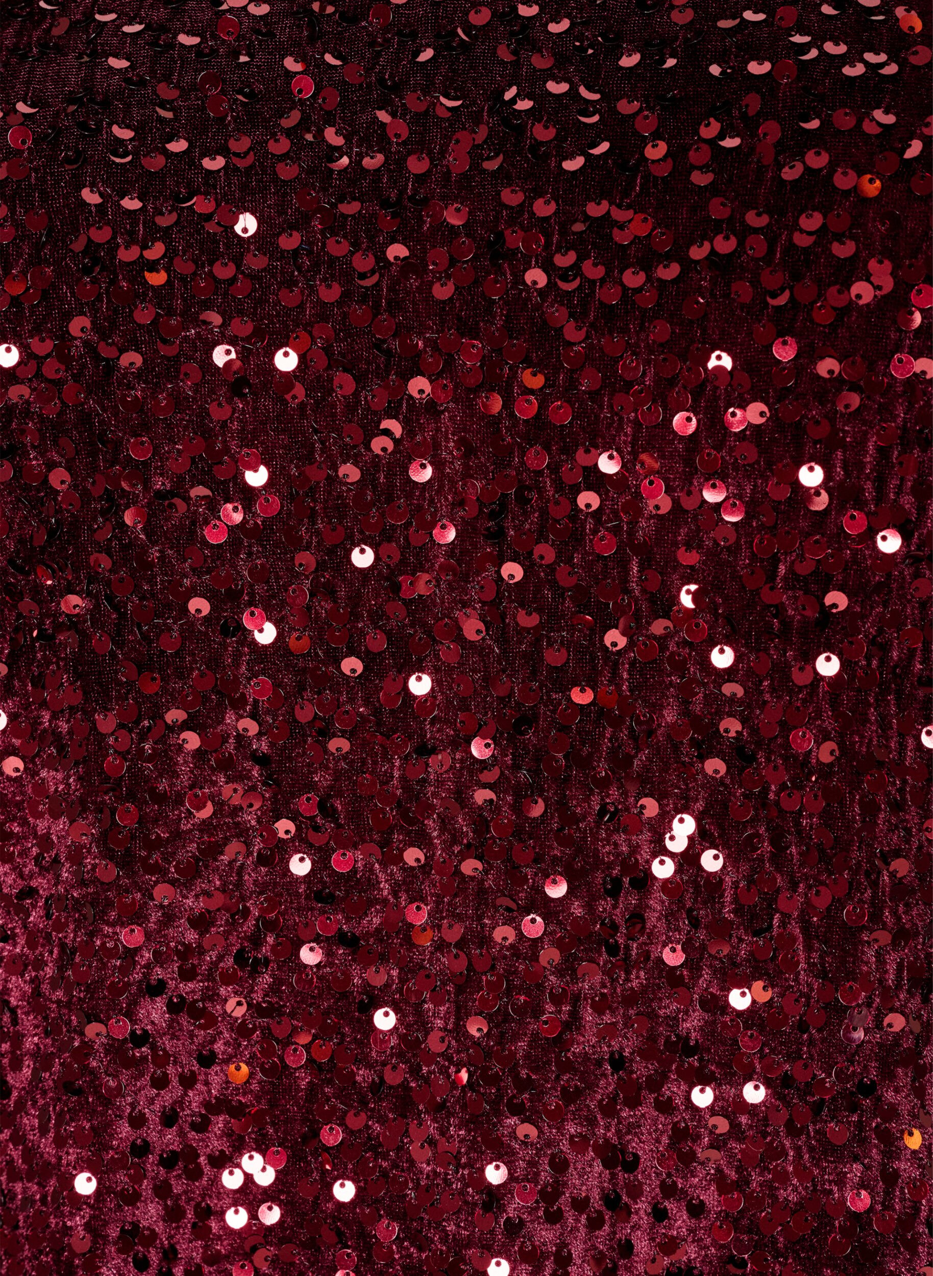 ZizzifashionShort sequin dress with an A-line shape, Red, Packshot image number 2