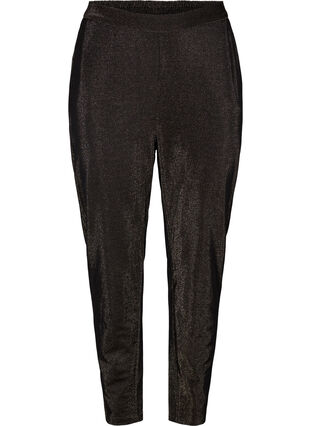 Maddison pants with glitter, Black w. Lurex, Packshot image number 0