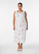 Summer dress with wide straps, White, Model image number 0
