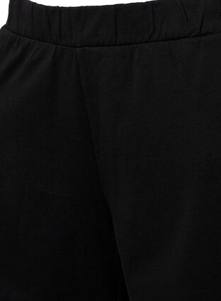 Plain workout shorts with pockets, Black, Packshot image number 2