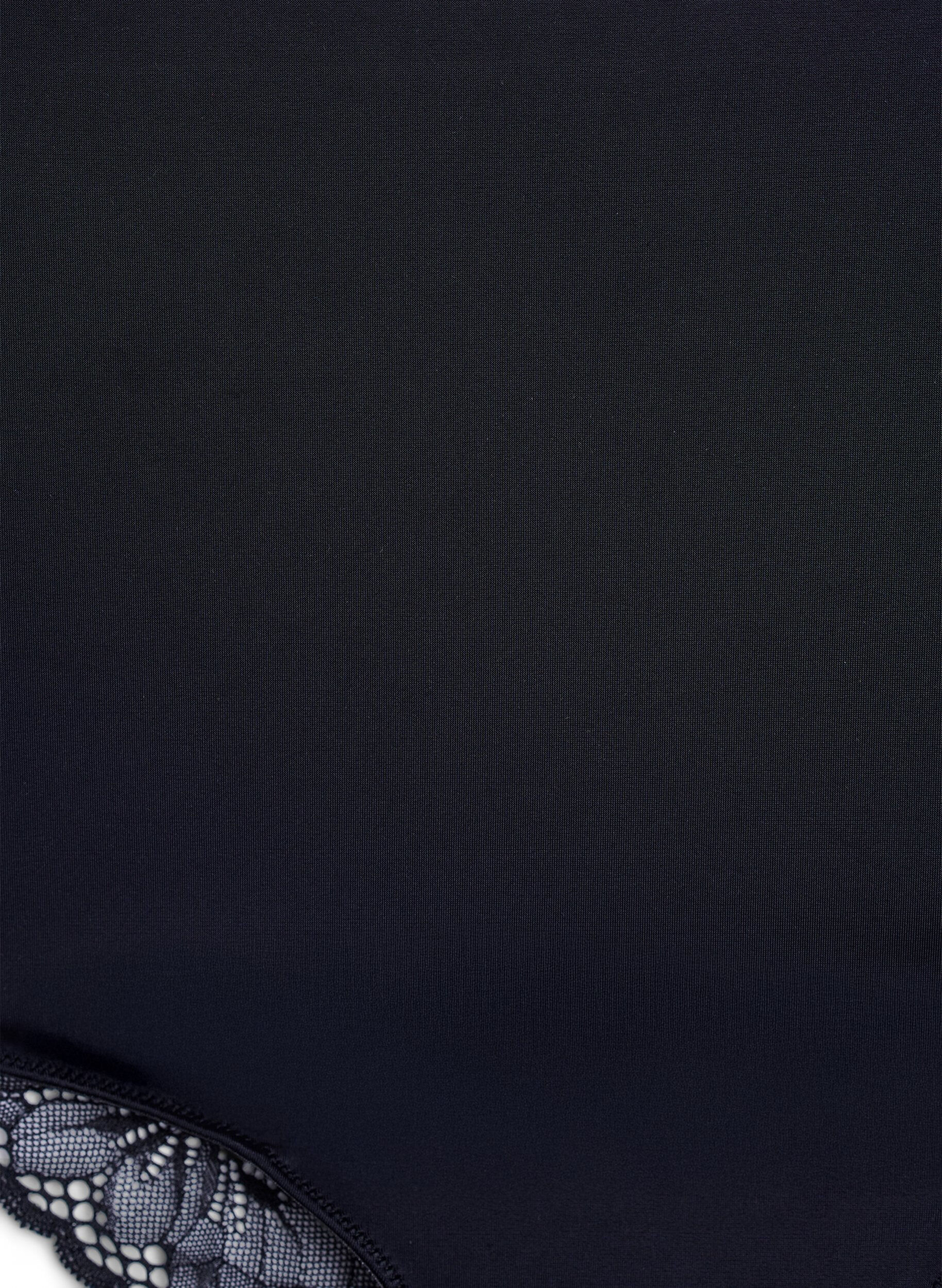 Zizzifashion Shaping briefs in microfibre with a super high waist, Black, Packshot image number 2