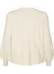 Cardigan in soft knit with gold-coloured buttons, Vanilla, Packshot image number 1