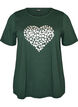 T-shirt with motif, Green, Packshot image number 0
