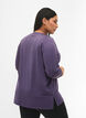 Long-sleeved training blouse with structure, Purple Plumeria, Model image number 1