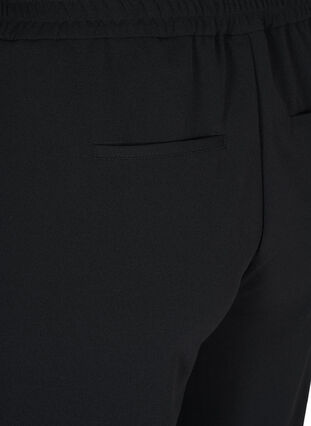 Shorts with elastic waist and pockets, Black, Packshot image number 3