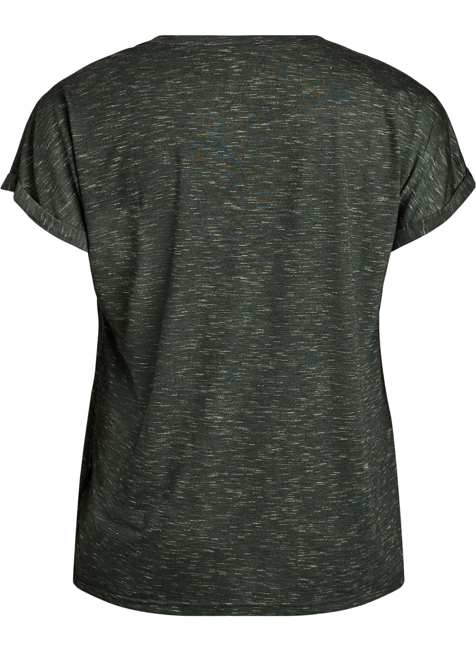 ZizzifashionLoose workout t-shirt with short sleeves, Green, Packshot image number 1