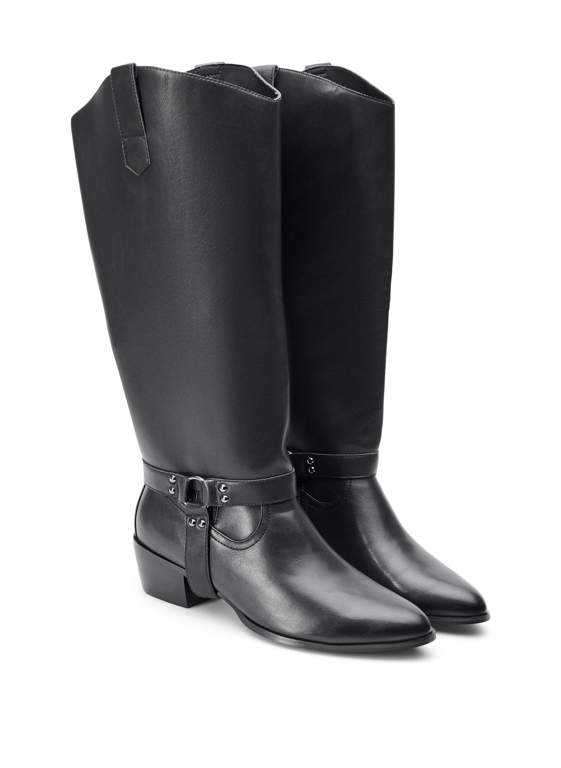 ZizzifashionHigh boot with detachable shaft, Black, Packshot image number 1