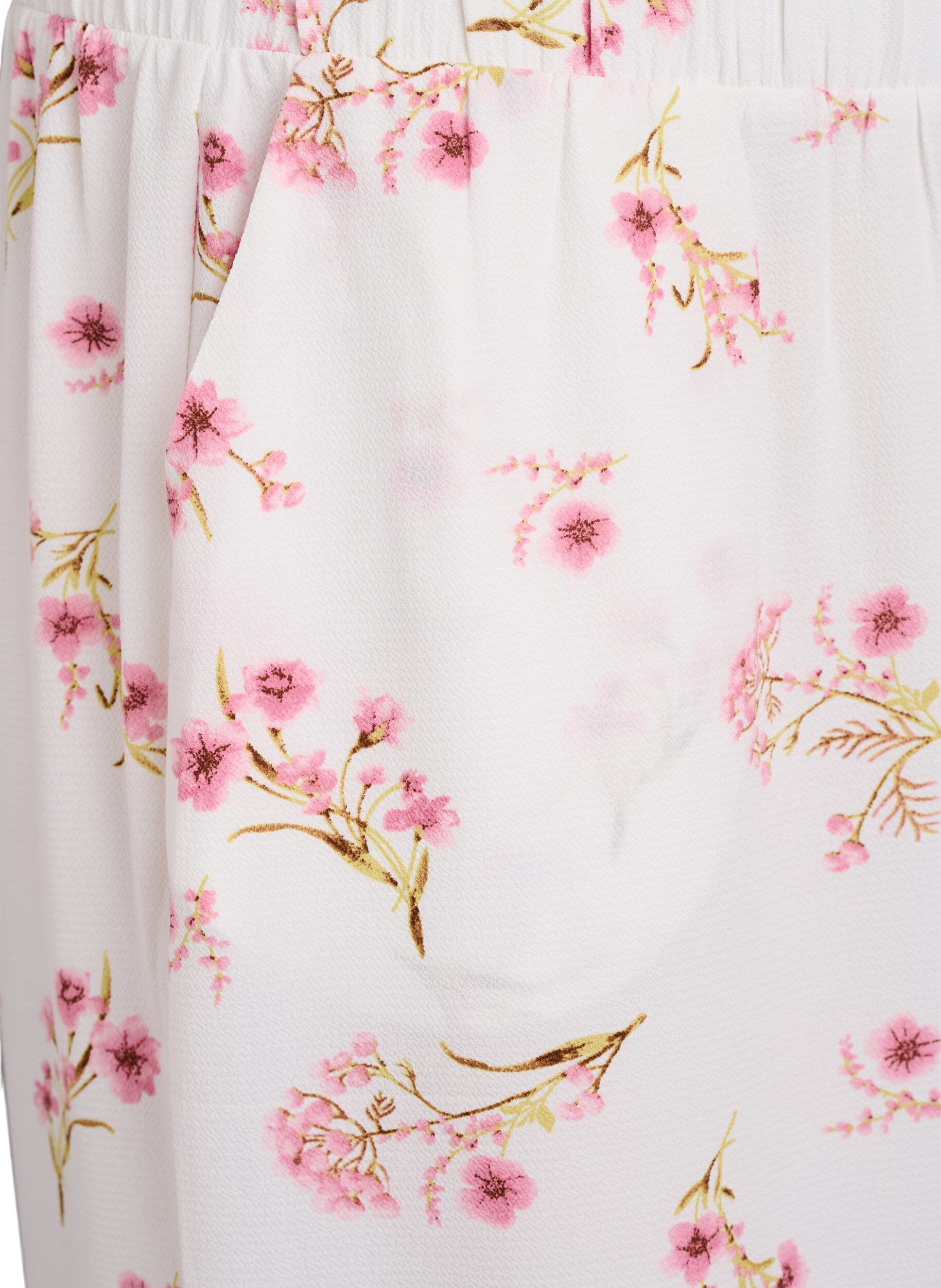 ZizzifashionCulotte trousers with print, White, Packshot image number 2