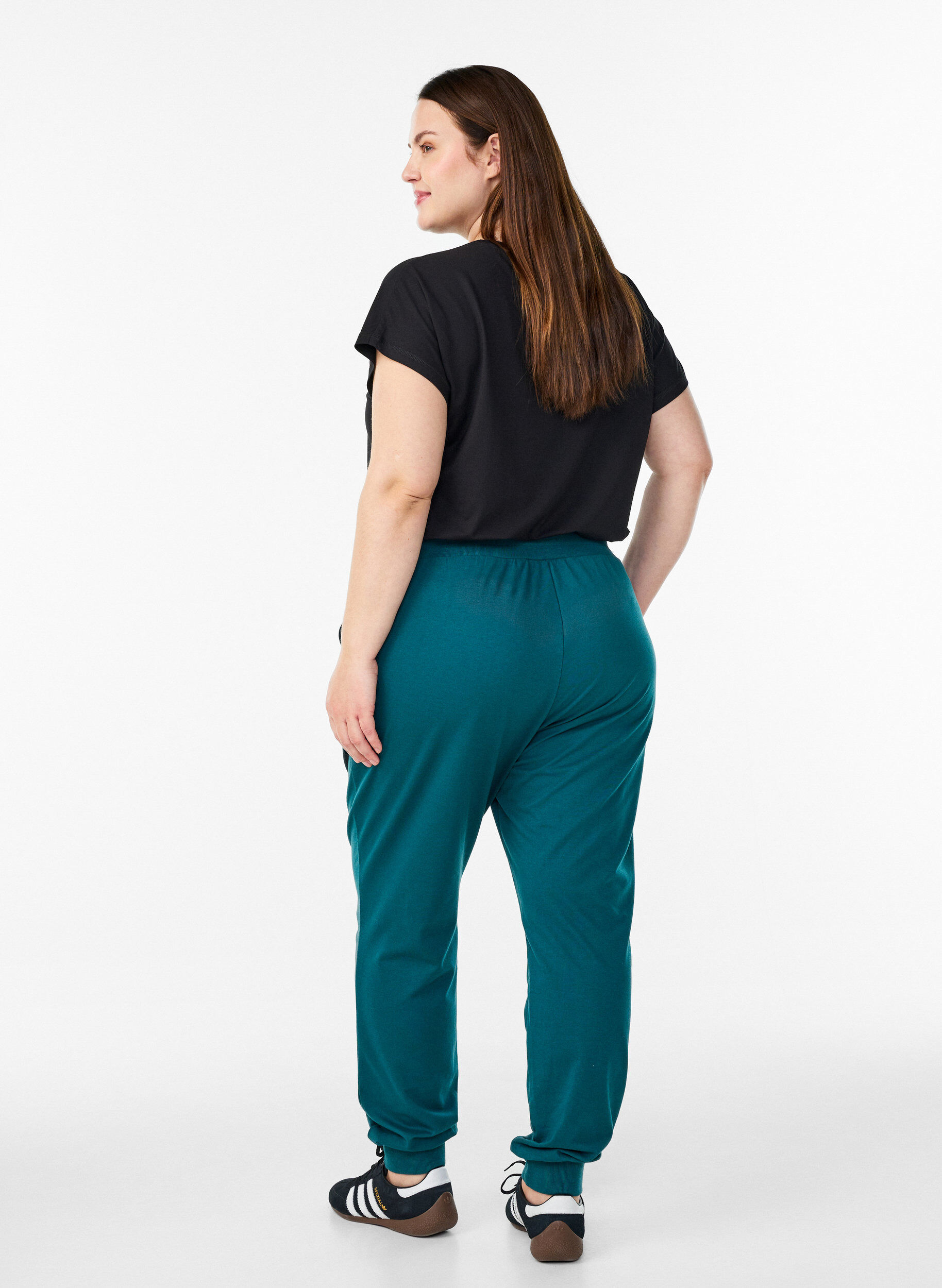 ZizzifashionLoose tracksuit trousers with pockets, Green, Model image number 2
