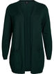 Long knitted cardigan in a viscose blend, Green, Packshot image number 0