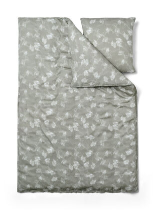 Patterned cotton bedding set, Aluminum AOP, Packshot image number 1