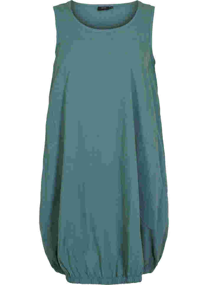 Sleeveless cotton dress, Sea Pine, Packshot image number 0